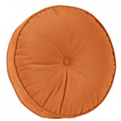 Декоративная подушка, модель 1 круглая Медовая