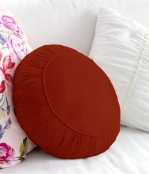 Декоративная подушка модель 2 круглая Винный