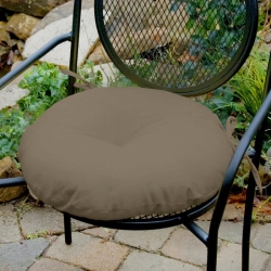 Декоративная подушка на стул модель 3 круглая на завязках, Порох