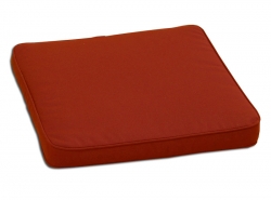 Декоративная подушка на сиденье модель 2 квадратная Винный