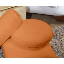 Декоративная круглая подушка модель 3 Медовый
