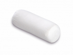 Декоративная подушка - валик Белый