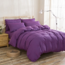 Подростковый комплект постельного белья Фиолетовый Премиум